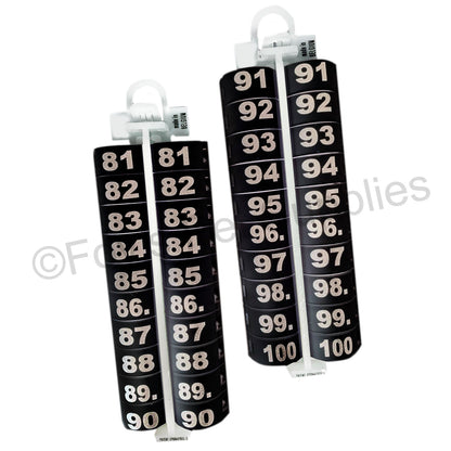 #2239 E-Z LOCKRINGS W/ NUMBERS 81 - 100 (10MM)