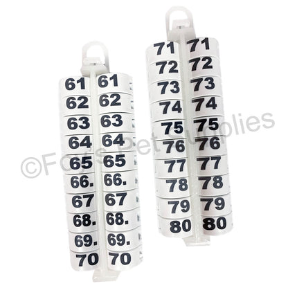 #2238 E-Z LOCKRINGS W/ NUMBERS 61 - 80 (10MM)