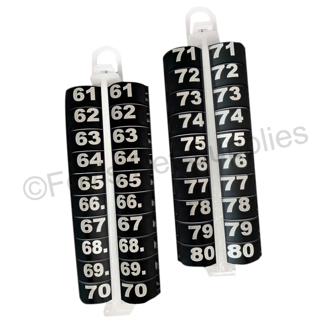 #2238 E-Z LOCKRINGS W/ NUMBERS 61 - 80 (10MM)