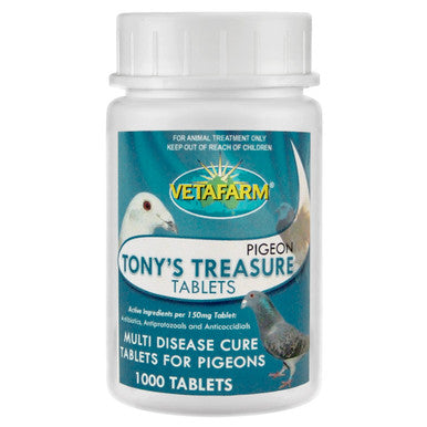 #36 TONY`S TREASURE TABLETS 1000 THIS CAN NOT BE SHIPPED OUTSIDE OF THE USA