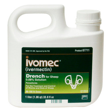 #582 IVOMEC DRENCH LIQUID - 33.8 OZ.